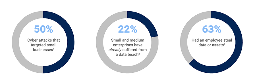 cyber liability stats from Bizlock